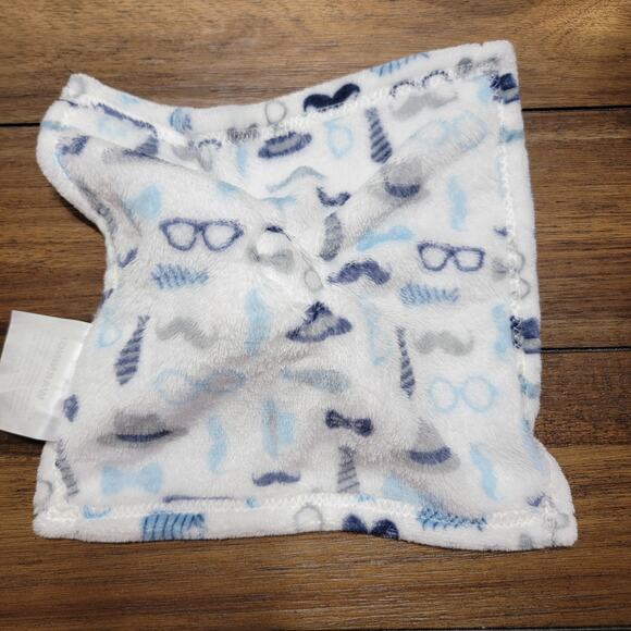 Le Bebe Favorite 11.5" X 11.5" Infant Security Blanket Grey Bear Father Theme - Picture 4 of 6